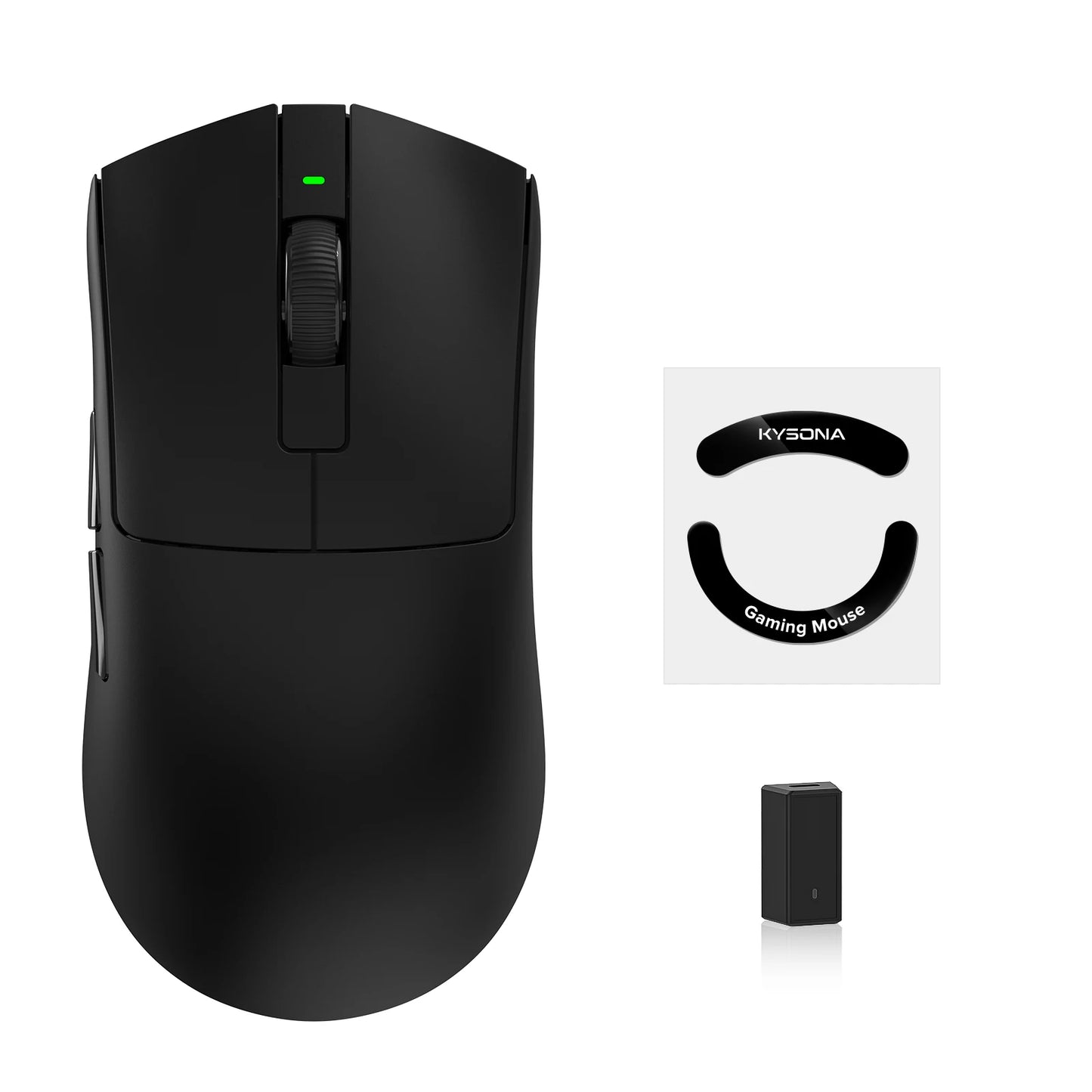 KYSONA Jupiter Wireless Gaming Mouse Bluetooth Mice PAW3395 Sensor 26000DPI 8khz Lightweight 49g For Big Hands PC Laptop Gamer