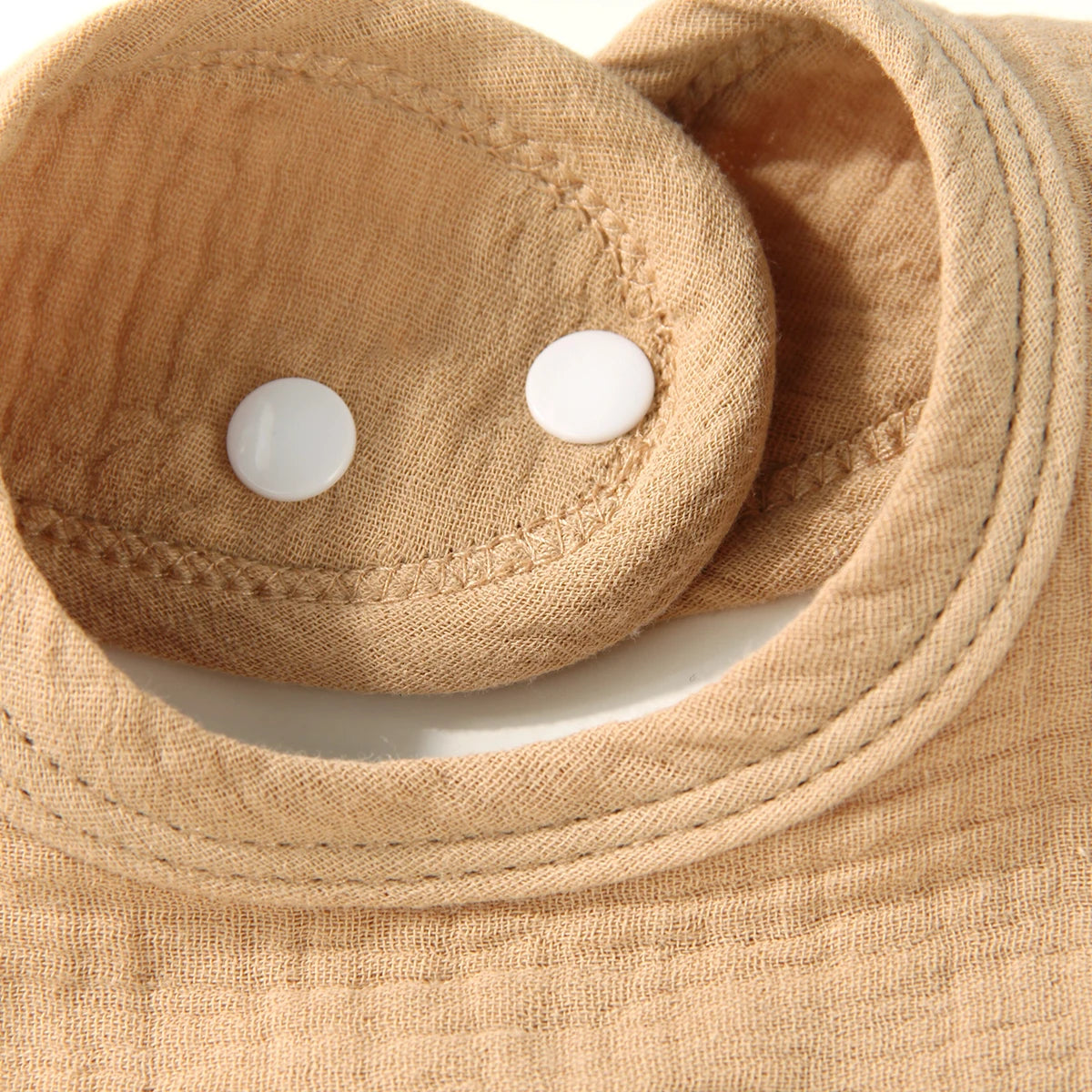 Pure Cotton Gauze Baby Bib Soft Breathable U-Shaped Saliva Towel for Infants Comfortable And Airy Neck Cover for Babies