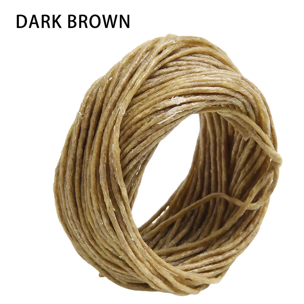 1 Roll Beeswax Wick Organic Hemps Wick 33 FT Well Coated Natural Beeswax For DIY Candle Stick Making Votives Tea Lights