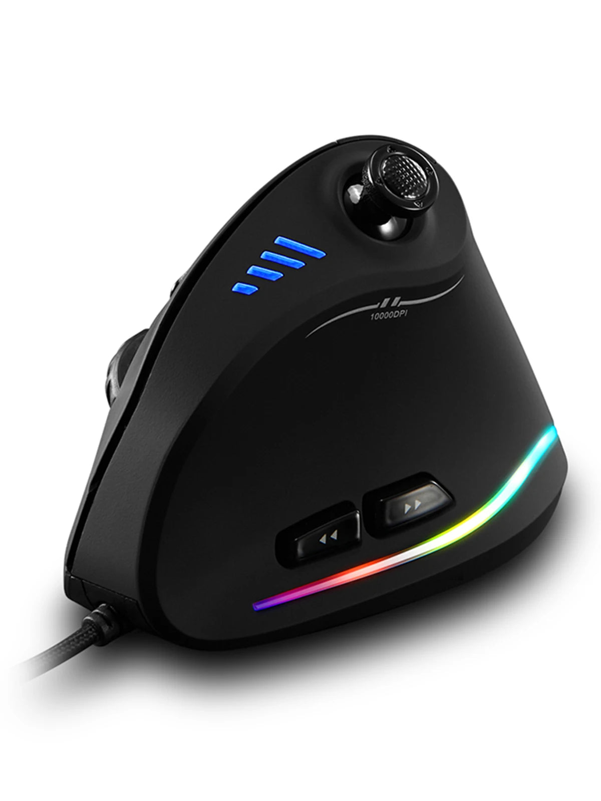 ZELOTES C18 Upright Mouse 11 Key Optical Mouse 10000DPI Support Programming Comfortable Gaming Mouse