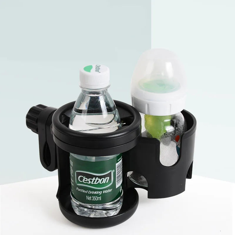 2-in-1 cup holder Baby Stroller Cup Holder Rack Children Bicycle Cart Bottle Rack Kids Bicycle Pushchair Accessories