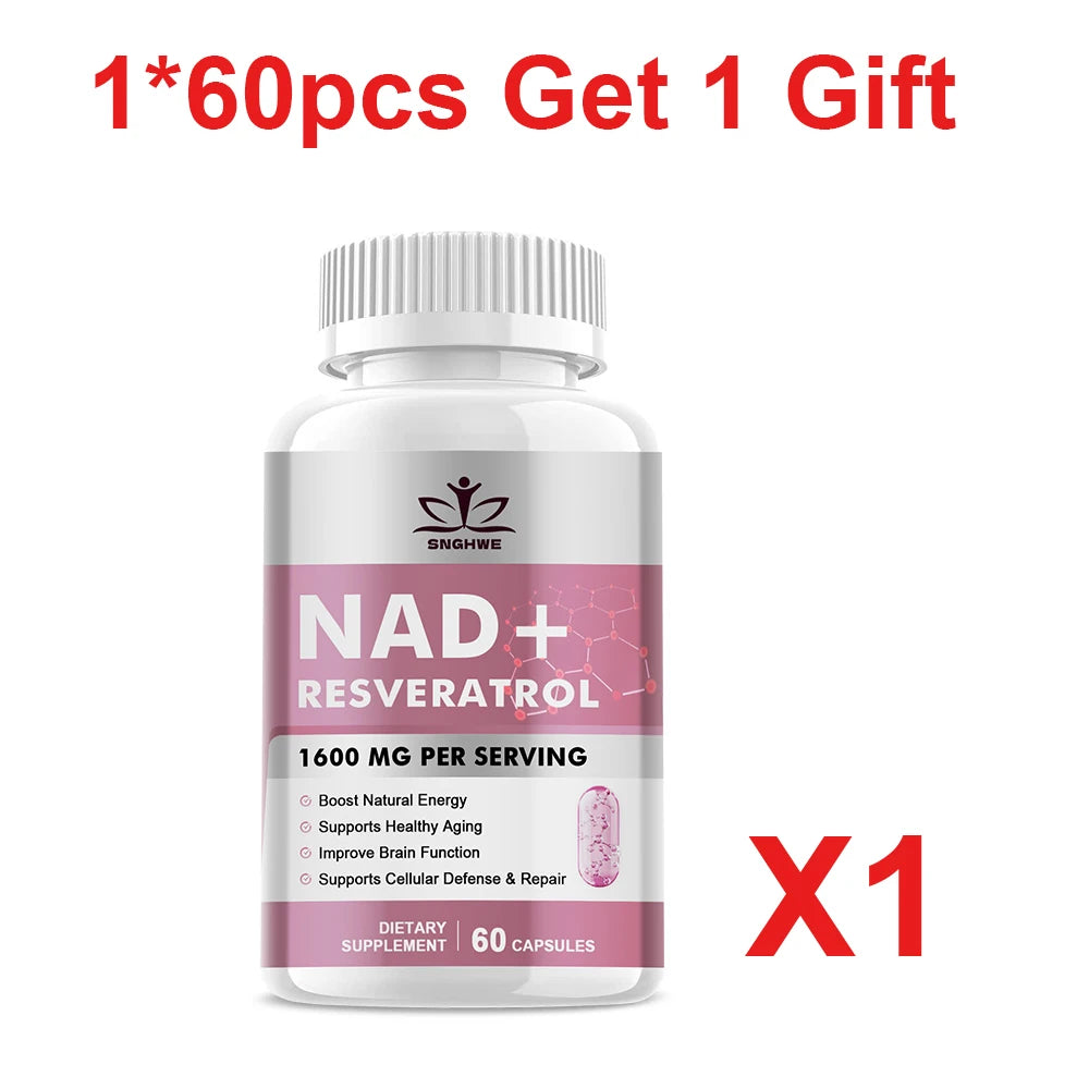 NAD Supplements - Anti-Aging Cell Booster,NAD+ Booster, Nicotinamide Riboside Alternative, Natural Energy & Cellular Health