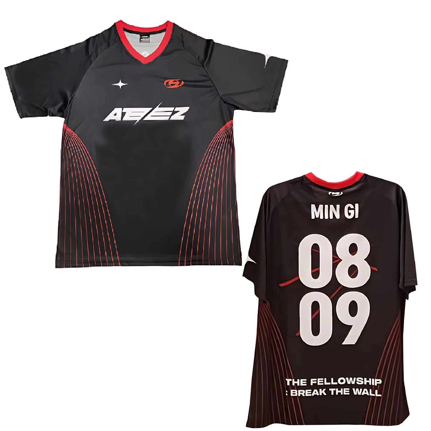 New Ateez Berlin Kpop JERSEY 3d Print T-shirt Men Women Fashion T shirt Sportwear Tops Tees Plus Size Casual Short Sleeve Tshirt