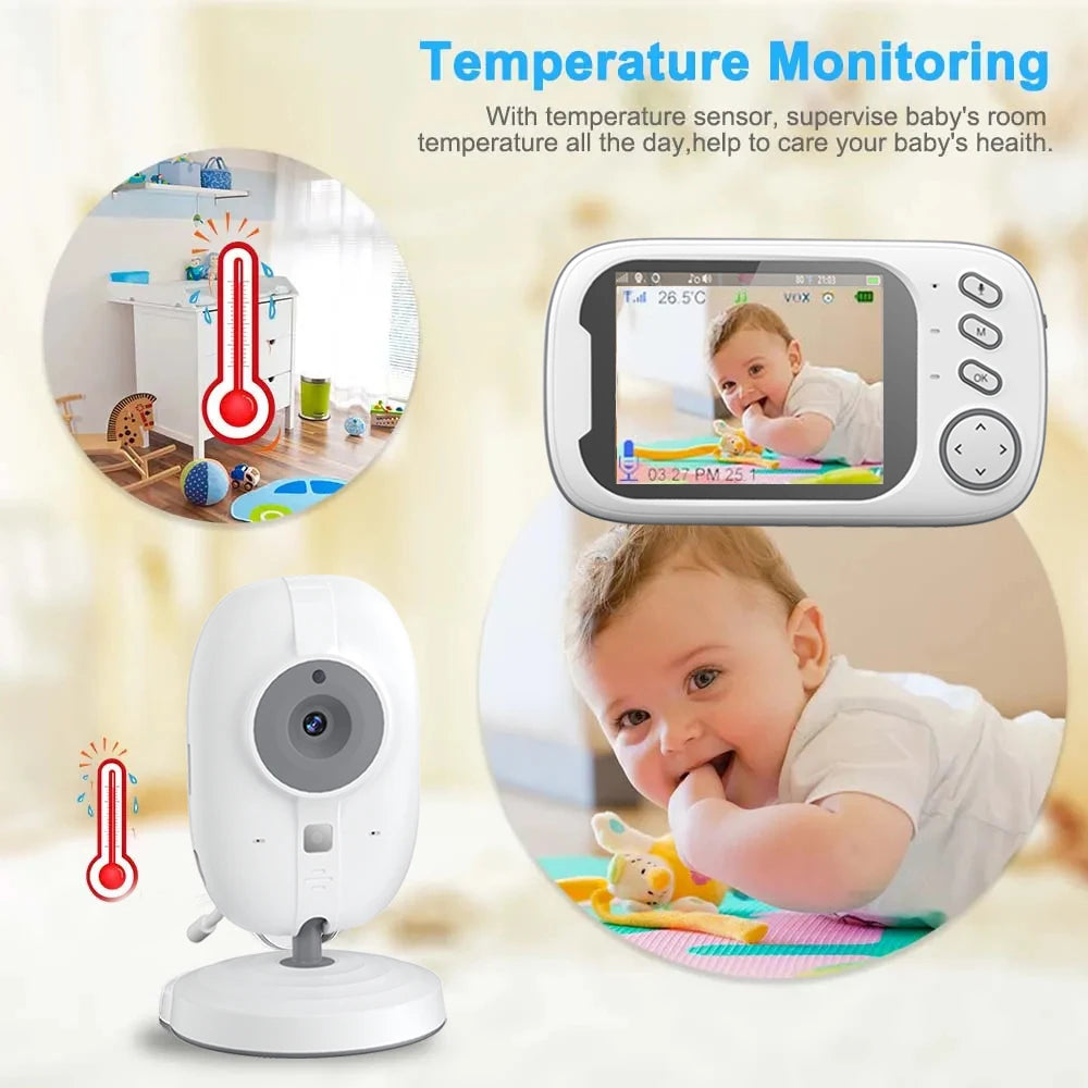3.5 Inch Better Than VB603 Baby Monitor With Camera LCD Electronic Babysitter Wireless 2 Way Audio Talk Video Baby Nanny Radio