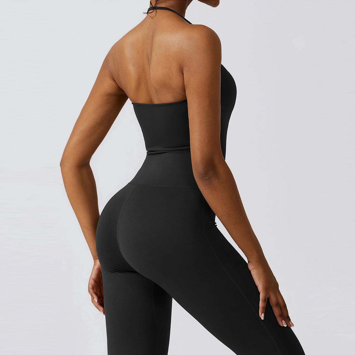 One Piece Sleeveless Yoga Suit Gym Set Women Training Sportswear Fitness Sports Jumpsuit Women Push up Workout Bodysuits Female