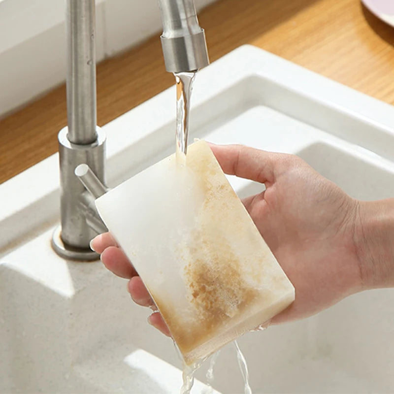 Magic sponge eraser three combinations of white melamine sponge dishwashing kitchen bathroom office cleaning tools