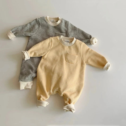Baby Clothes Striped Infant Girls Boys Jumpsuits Simple Baby Playsuit Romper Toddler Outfit