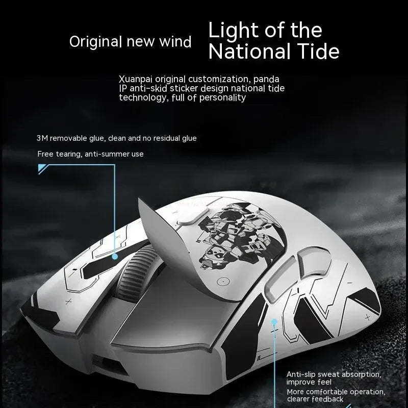 Metaphyuni Metapanda P1 Wireless Mouse P1 Pro Max Paw3395L ow Latency Lightweight E-Sports Gaming Mouse Ergonomics Pc Gamer Gift