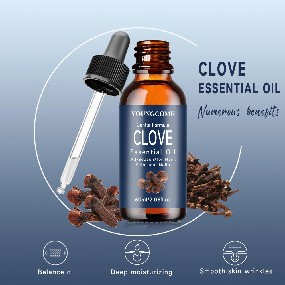 Clove Essential Oil Essential Bottle shine facial care Moisturizing Repair Anti-aging and Natural Organic Aromas Essential Oil
