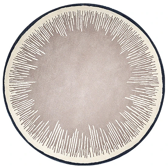 Home Thicken Non-slip Mat Modern Minimalist Carpets for Living Room Fluffy Soft Bedroom Decor Stripe Carpet Large Area Round Rug