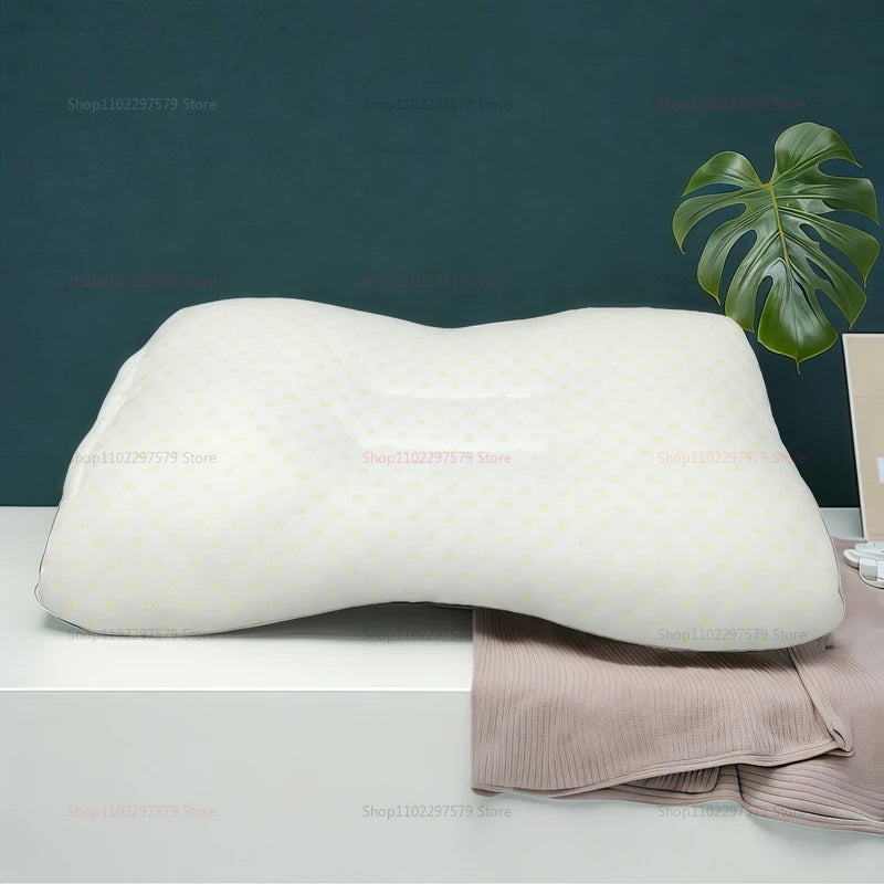 Cervical Orthopedic Neck Pillow for Better Sleep and Neck Pain Relief Memory Foam SPA Massage Pillow for Home Office Travel
