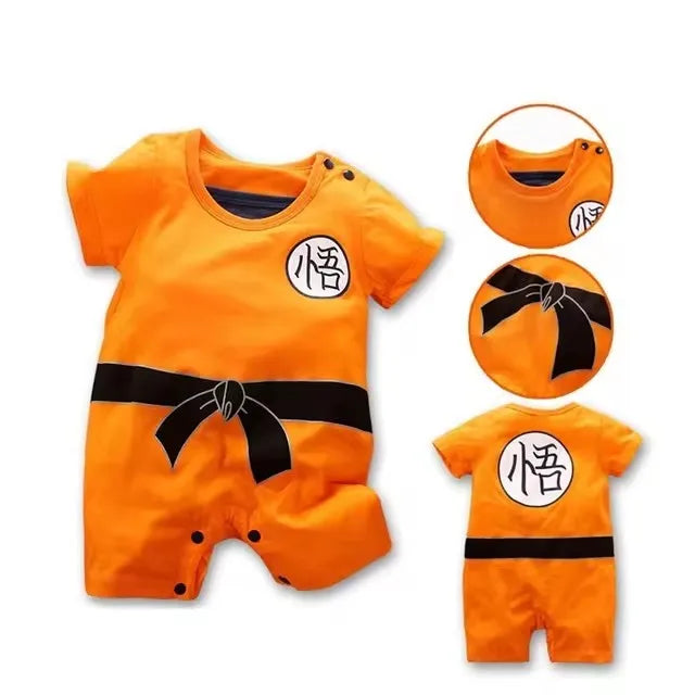 cosplay baby Infant Romper Boy Girl Anime Clothes Halloween Costume Kids Cotton Jumpsuit Toddler Overalls