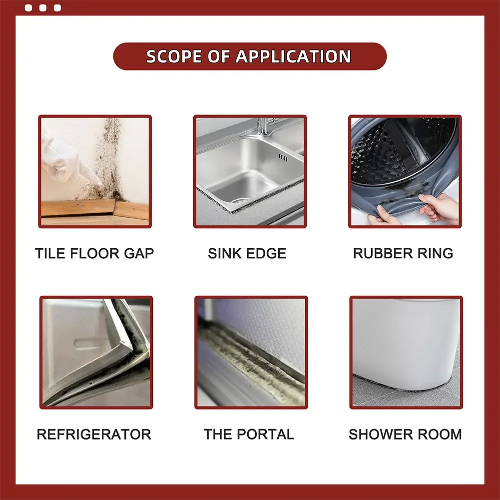 High-quality Bathroom and kitchen walls cleaning agent Cleaning Repairing Household Mold Remover Gel Mildew Cleaning Agent