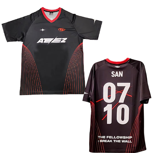 New Ateez Berlin Kpop JERSEY 3d Print T-shirt Men Women Fashion T shirt Sportwear Tops Tees Plus Size Casual Short Sleeve Tshirt