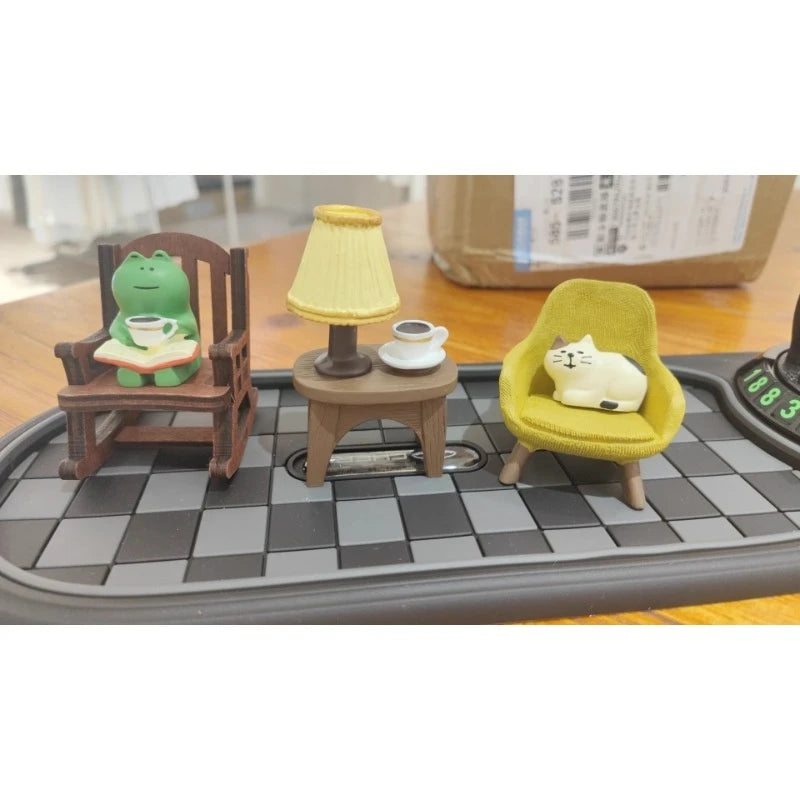 Little Prince Rocking Chair Handmade home decoration ornament Desktop Granule Car DIY Trendy Play Resin Pendulum Arts and Crafts