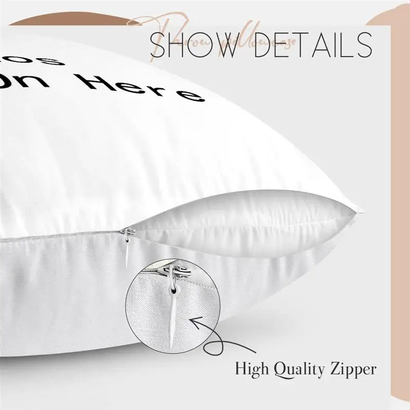 Custom Pillow Case Cushion Personalized Cozy Pillowcase Printed Your Design Picture Text Home Decorative Pillows Household Gifts