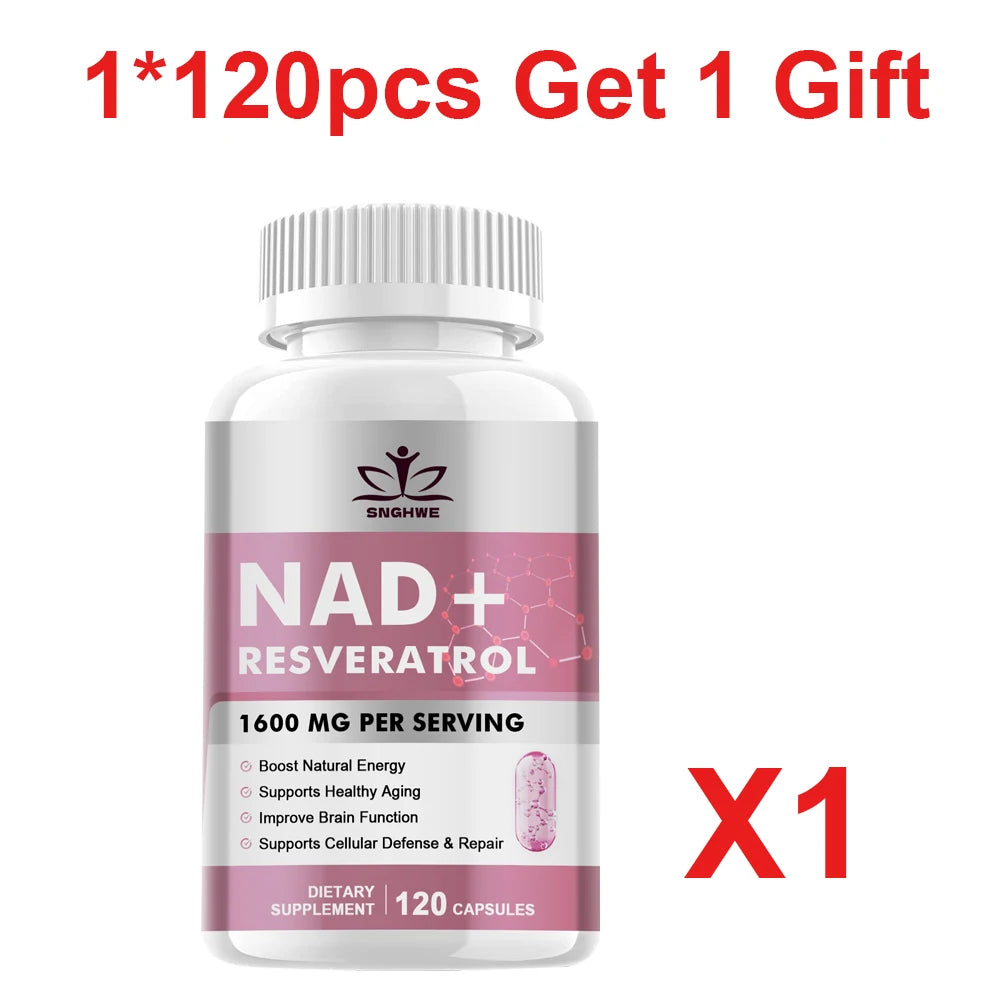 NAD Supplements - Anti-Aging Cell Booster,NAD+ Booster, Nicotinamide Riboside Alternative, Natural Energy & Cellular Health