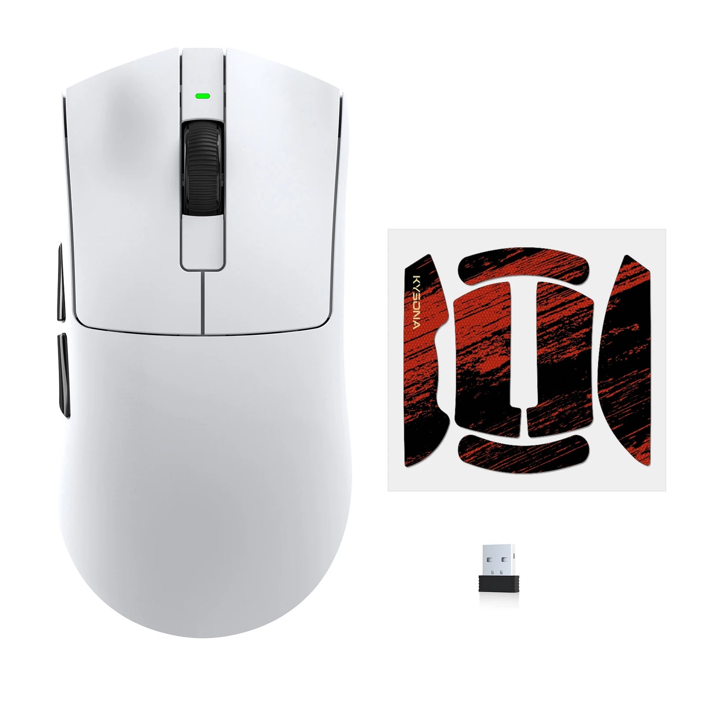 KYSONA Jupiter Ultra Wireless Mouse Gaming PAW3950 sensor 8000hz Bluetooth 30000DPI Rechargeable Mice For PC laptop Gamer