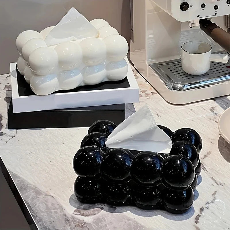 Creative Cloud-Shaped Tissue Box Restaurant Napkin Holder Home Tissue Storage Rack Decorative Paper Towel Box for Dining Table