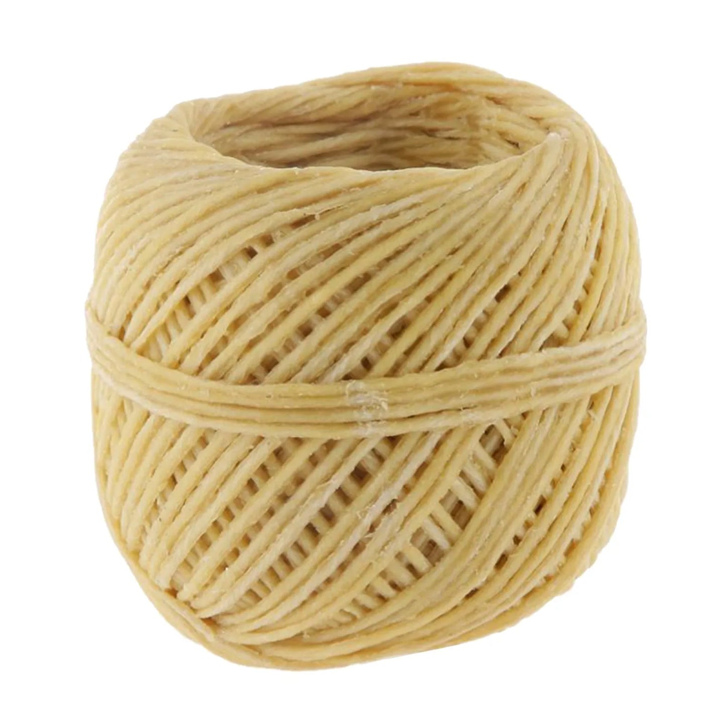 1 Roll Beeswax Wick Organic Hemps Wick 33 FT Well Coated Natural Beeswax For DIY Candle Stick Making Votives Tea Lights