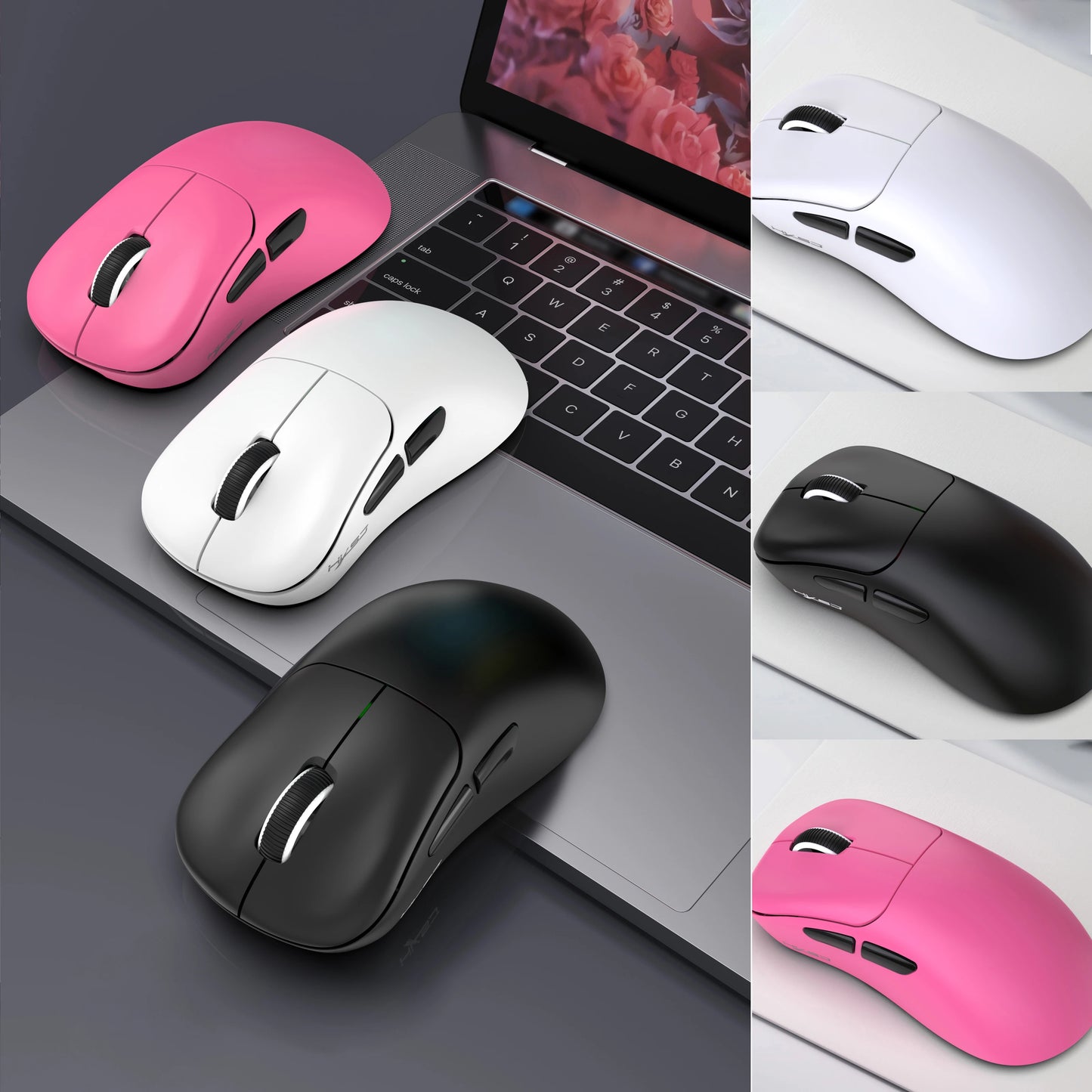 HXSJ T700 Lightweight 3 modes Gaming Mouse 500mAh Rechargeable Macro optical wireless office mouse for laptop Mac PC