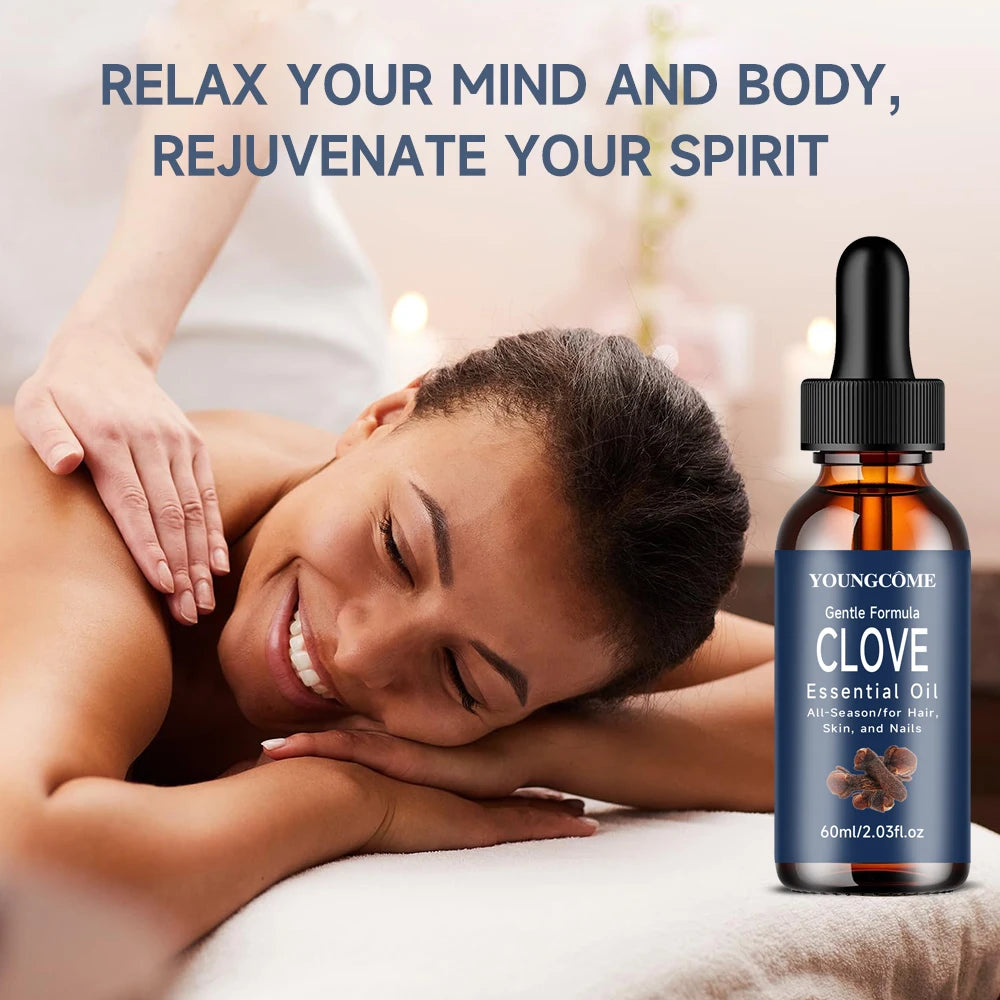 Clove Essential Oil Essential Bottle shine facial care Moisturizing Repair Anti-aging and Natural Organic Aromas Essential Oil