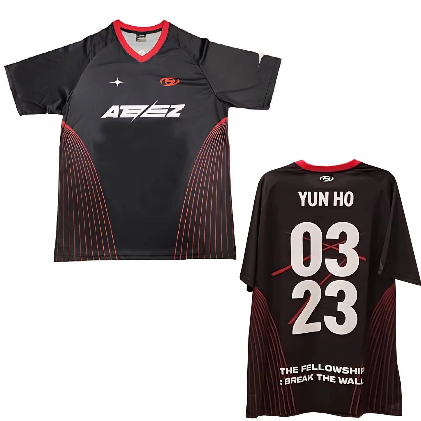 New Ateez Berlin Kpop JERSEY 3d Print T-shirt Men Women Fashion T shirt Sportwear Tops Tees Plus Size Casual Short Sleeve Tshirt