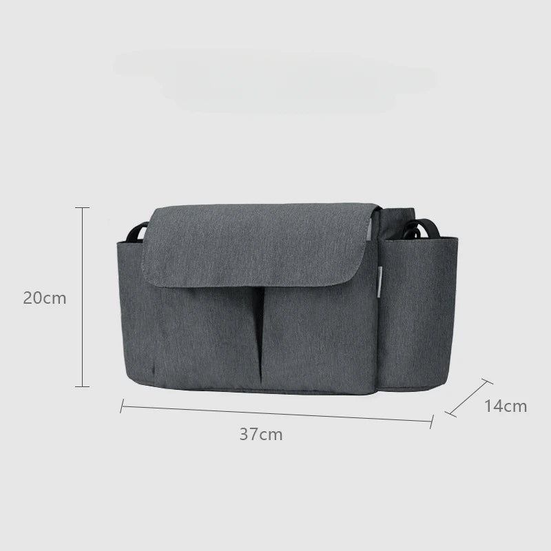 Stroller Organizer Bags Mummy Large Capacity Travel Hanging Bag Bottle Holder Pram Diaper Bags Baby Stroller Accessories