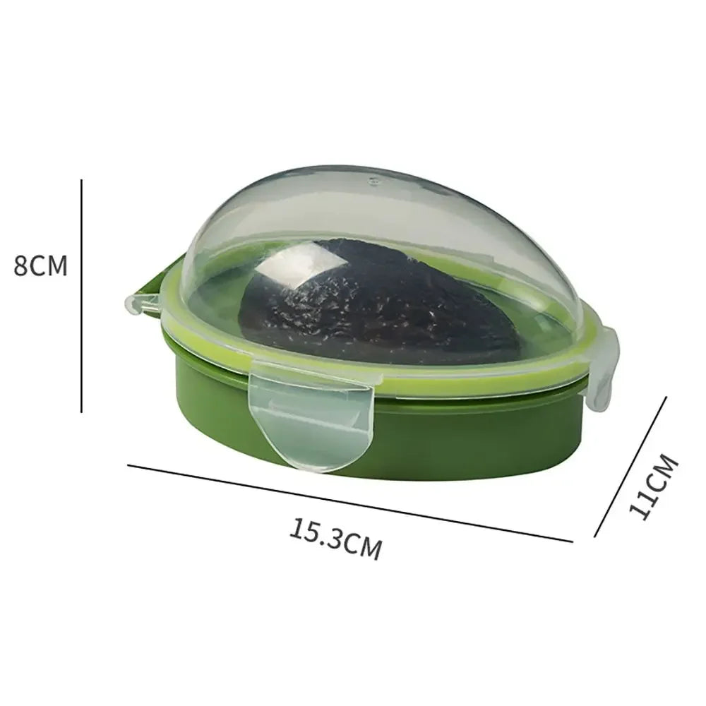 Snap on Lid Avocado Storage Container Keeper Kitchen Avocado Saver Food Crisper Storage Box Fruit Vegetable Holder Keep Fresh