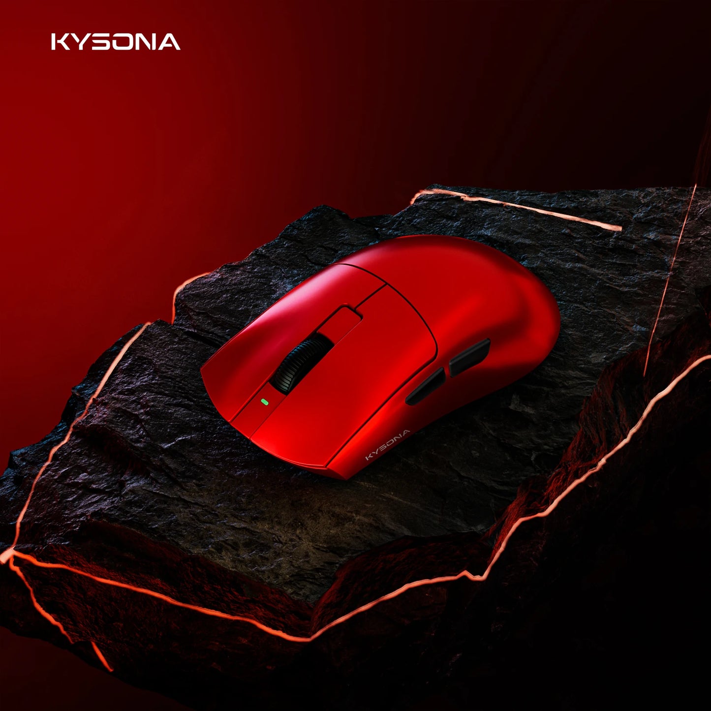 KYSONA Jupiter Ultra Wireless Mouse Gaming PAW3950 sensor 8000hz Bluetooth 30000DPI Rechargeable Mice For PC laptop Gamer